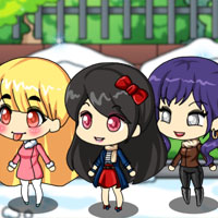 겨울 데이트 프리티걸